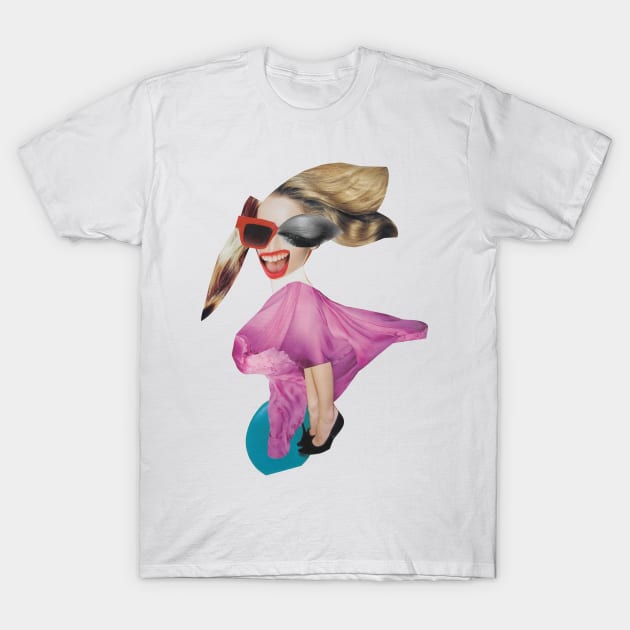 Funny Girl T-Shirt by Luca Mainini